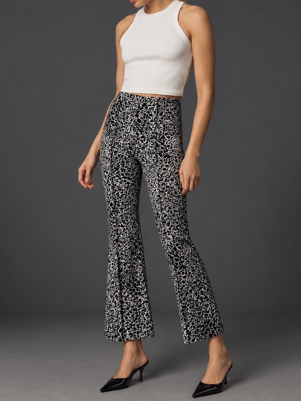 Anthropologie Maeve Margot Kick Flare Pants NWOT